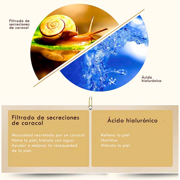 Serum Baba De Caracol - Suero Facial Extracto De Caracol Antioxidante, Antiarrugas, Antimanchas, Antiedad 15 ml