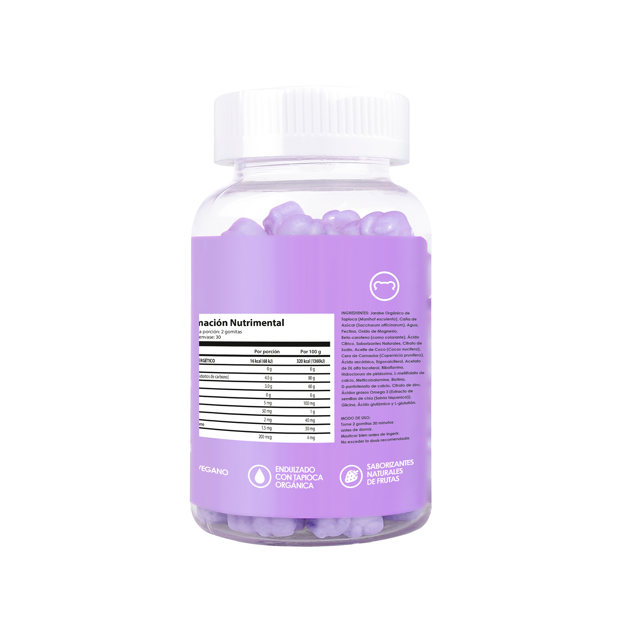 SugarBear Sleep Gomitas Veganas para Dormir 60 pzas