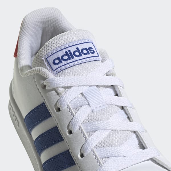 TENIS ADIDAS GRAND COURT K ESTILO CASUAL HOMBRE-BLANCO/GX5742 100% ORIGINAL