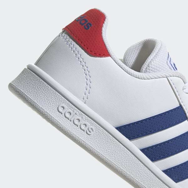 TENIS ADIDAS GRAND COURT K ESTILO CASUAL HOMBRE-BLANCO/GX5742 100% ORIGINAL