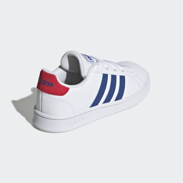 TENIS ADIDAS GRAND COURT K ESTILO CASUAL HOMBRE-BLANCO/GX5742 100% ORIGINAL