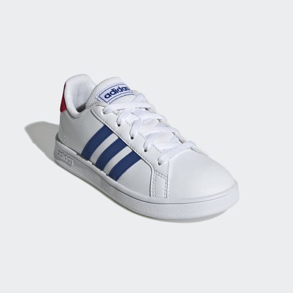 TENIS ADIDAS GRAND COURT K ESTILO CASUAL HOMBRE-BLANCO/GX5742 100% ORIGINAL