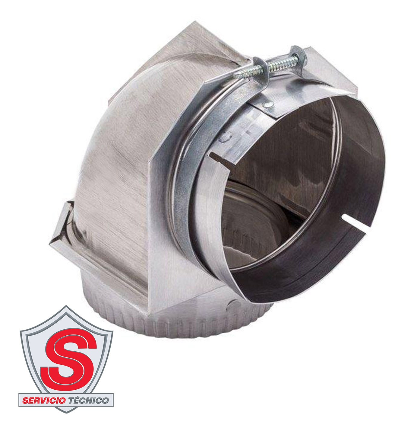 Codo De 90 Original Para Ducto Secadora Universal