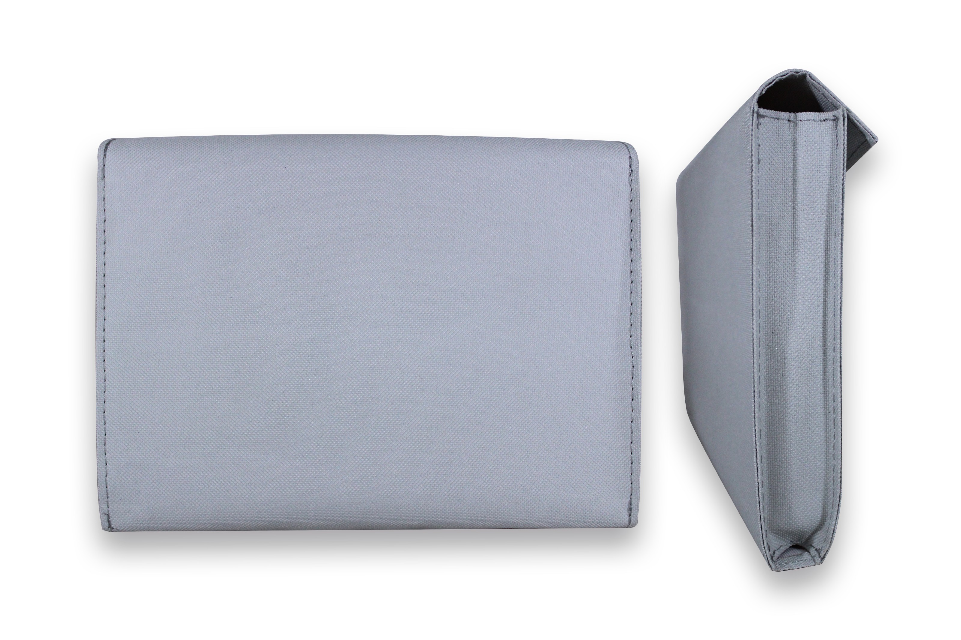 Estuche Porta documentos Tela con Velcro WOTEC Gris