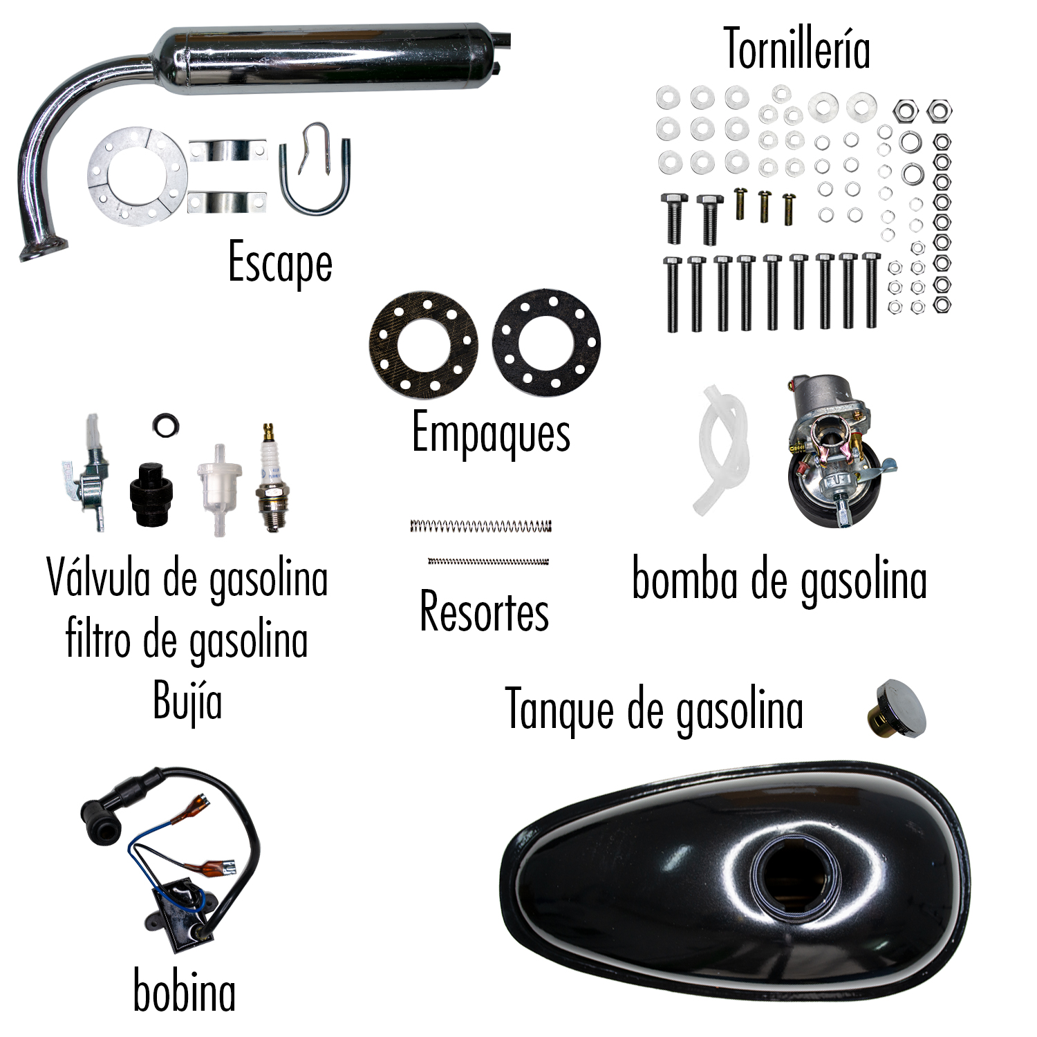 Kit motor bicicleta discount gasolina