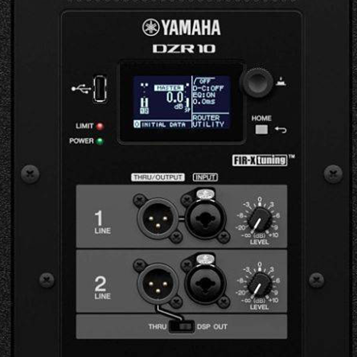 Bafle Amplificado Activo Dzr10 2000w Yamaha 2 Vias 137db Spl