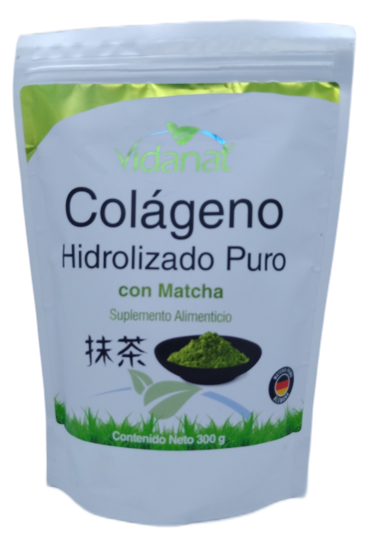 Colageno Hidrolizado Puro Con Matcha Vidanat 300g