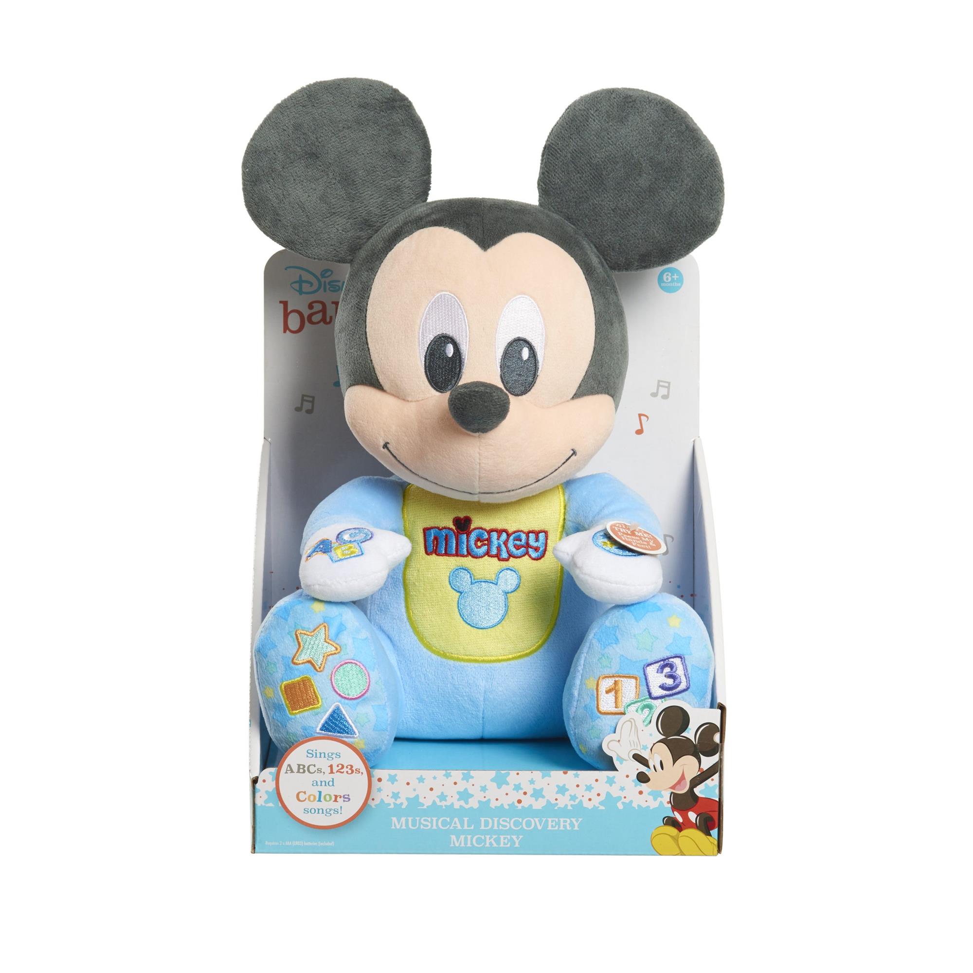 Peluche Disney Baby Mickey Mouse Interactivo Canciones