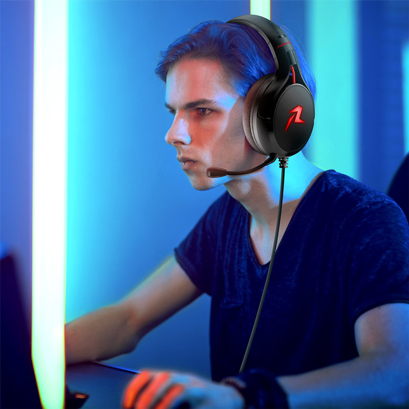 Audífonos Gamer con Micrófono Extraíble y Luz LED M1000 Redlemon