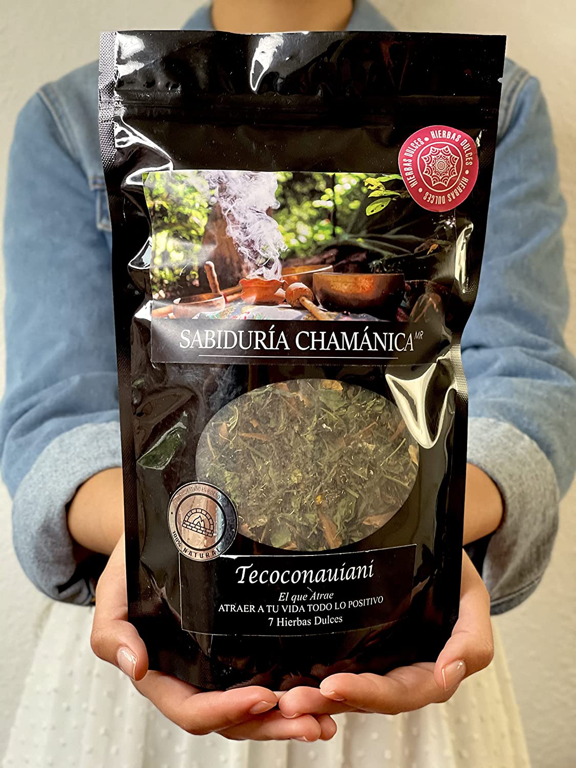 Baño de hierbas Tecononauiani - 7 hierbas Dulces - Actitud Positiva, hierbas de baño, natural, artesania, temazcal, vapor, tina, pies, relajacion, meditacion, bienestar, herbal, naturaleza