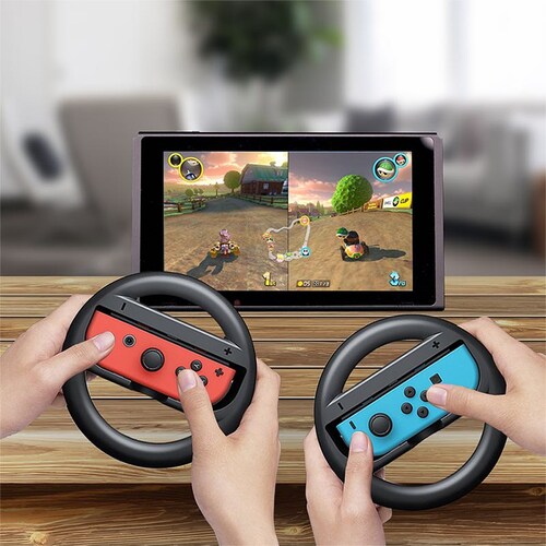 Volante para Nintendo Switch Compatible Joy-con 2 Pzas Redlemon