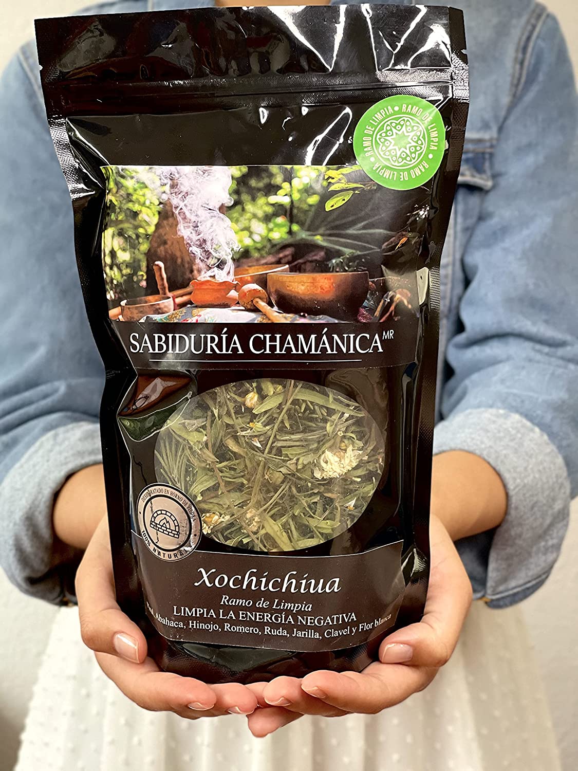 Baño de Hierbas Xochichihua Ramo de Limpia - Malos pensamientos, hierbas de baño, natural, artesania, temazcal, vapor, tina, pies, relajacion, meditacion, bienestar, herbal, naturaleza