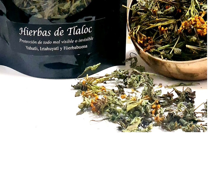 Baño de Hierbas Tlaloc 3 hierbas - Alejar males, hierbas de baño, natural, artesania, temazcal, vapor, tina, pies, relajacion, meditacion, bienestar, herbal, naturaleza