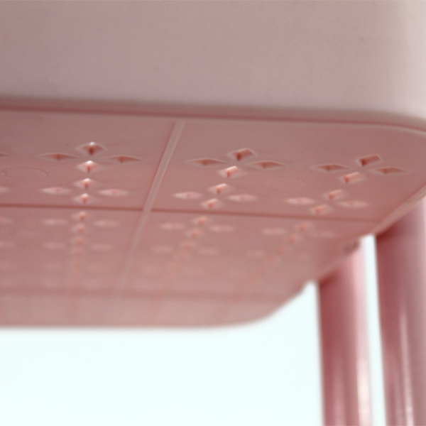 Carrito Organizador Auxiliar Multiusos Trendy Rosa Mundo In