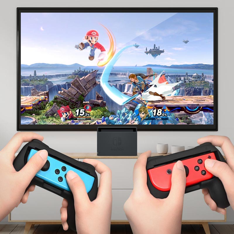 Controles para Nintendo Switch tipo Handle Grip 2 Pzas Redlemon