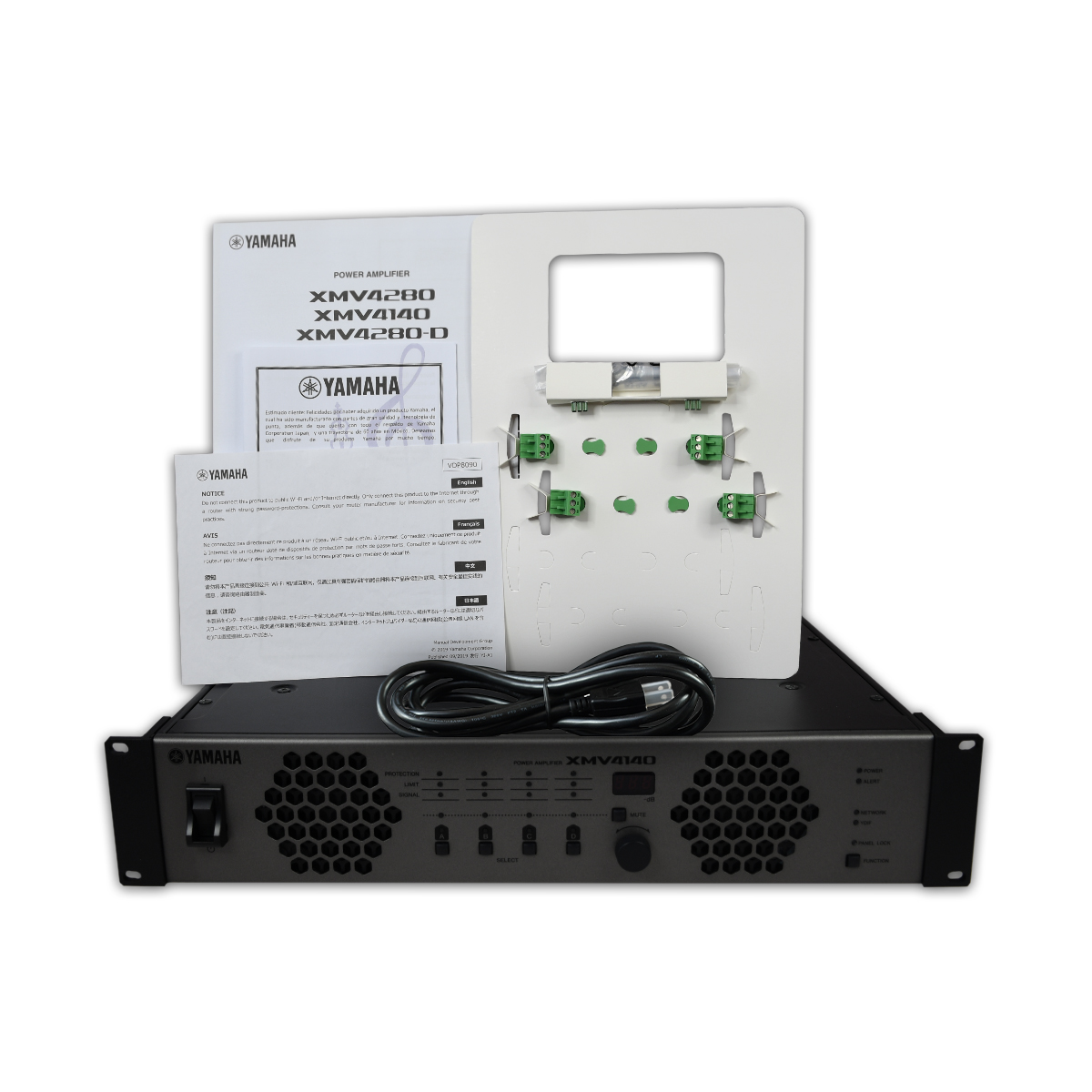 Amplificador Multicanal Análogo Yamaha Xmv4140 4 Canales