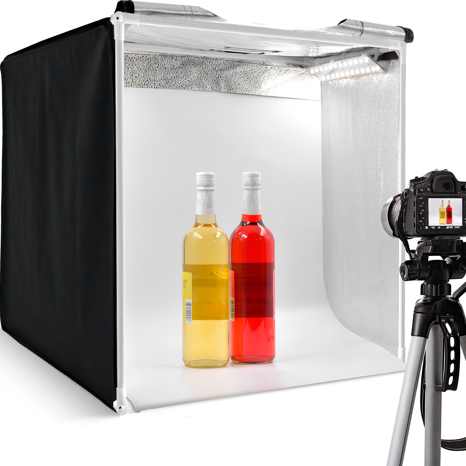 Caja de Luz para Fotografia Profesional Portatil 50x50 Led 