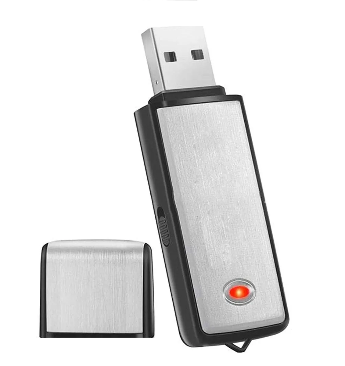 Mini Grabadora De Voz Espía Con Micrófono/usb 16gb 19horas