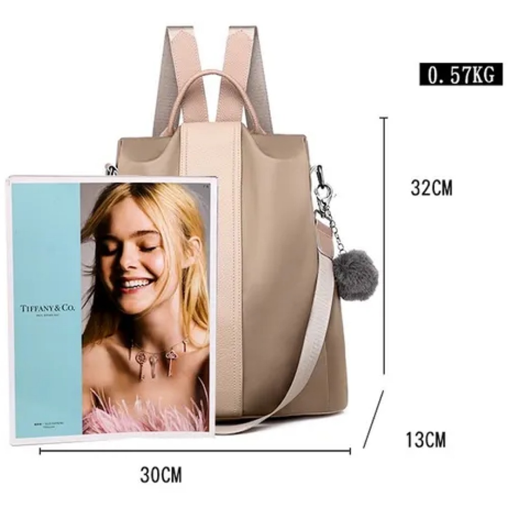 Mochila Impermeable De Oxford Antirrobo Para Mujeres