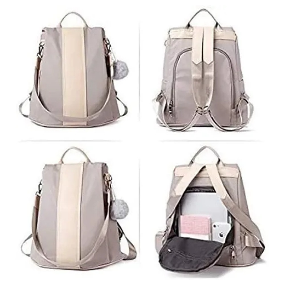 Mochila Impermeable De Oxford Antirrobo Para Mujeres