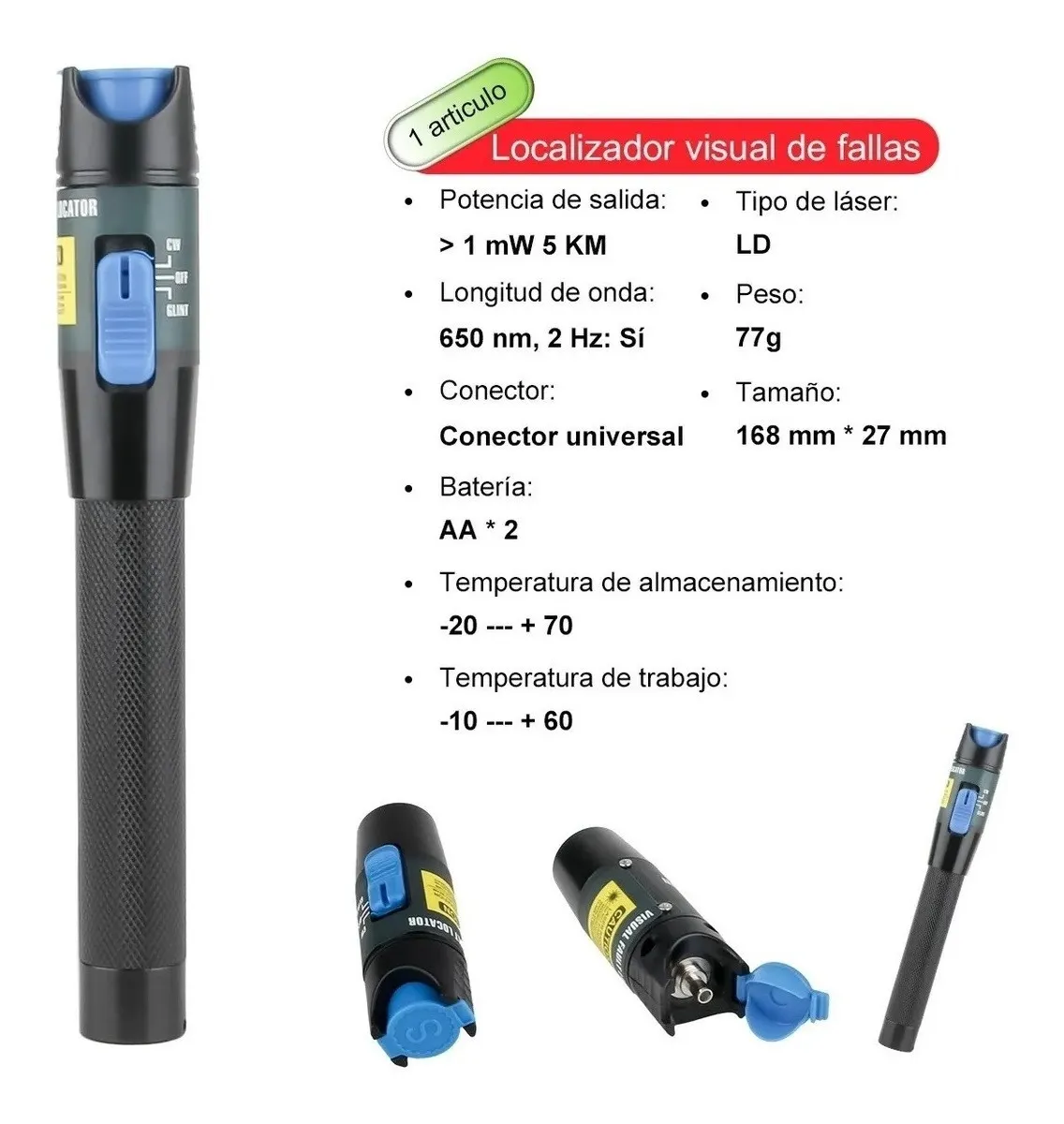 Kit De Herramientas Fibra Óptica Con Medidor De Potencia