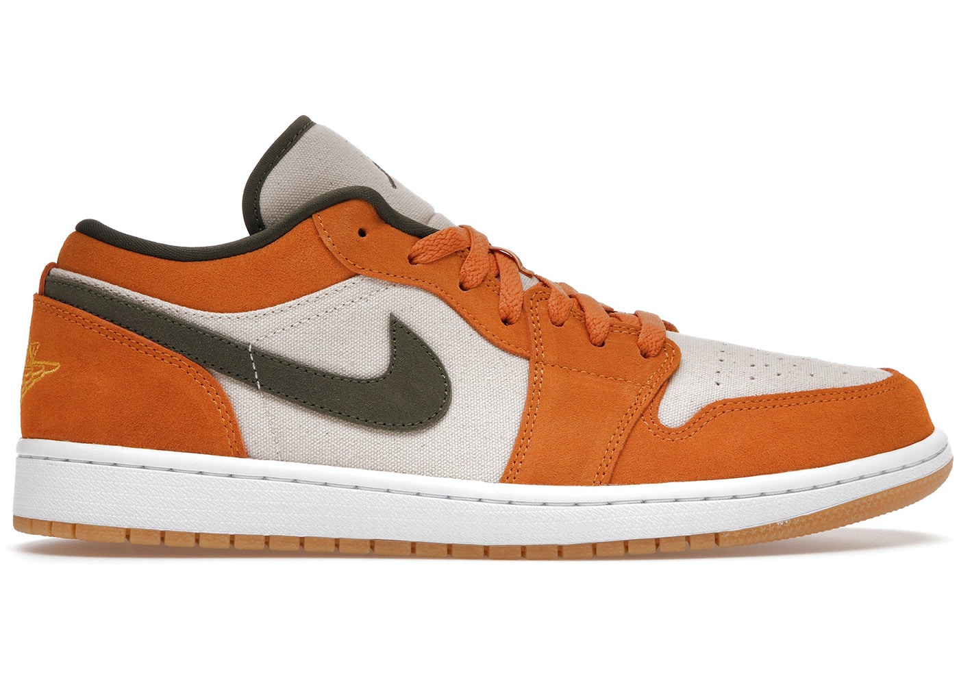 Jordan 1 Low Orange Olive 