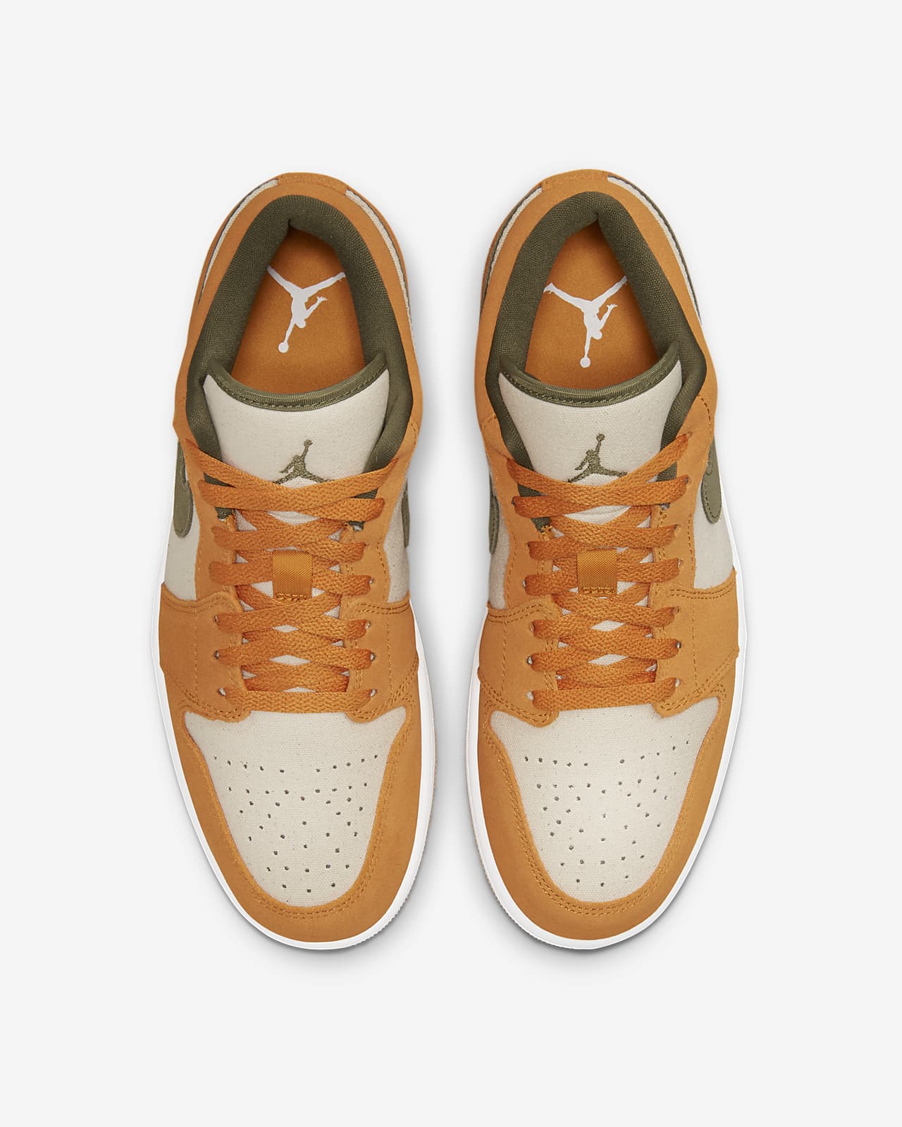 Jordan 1 Low Orange Olive 