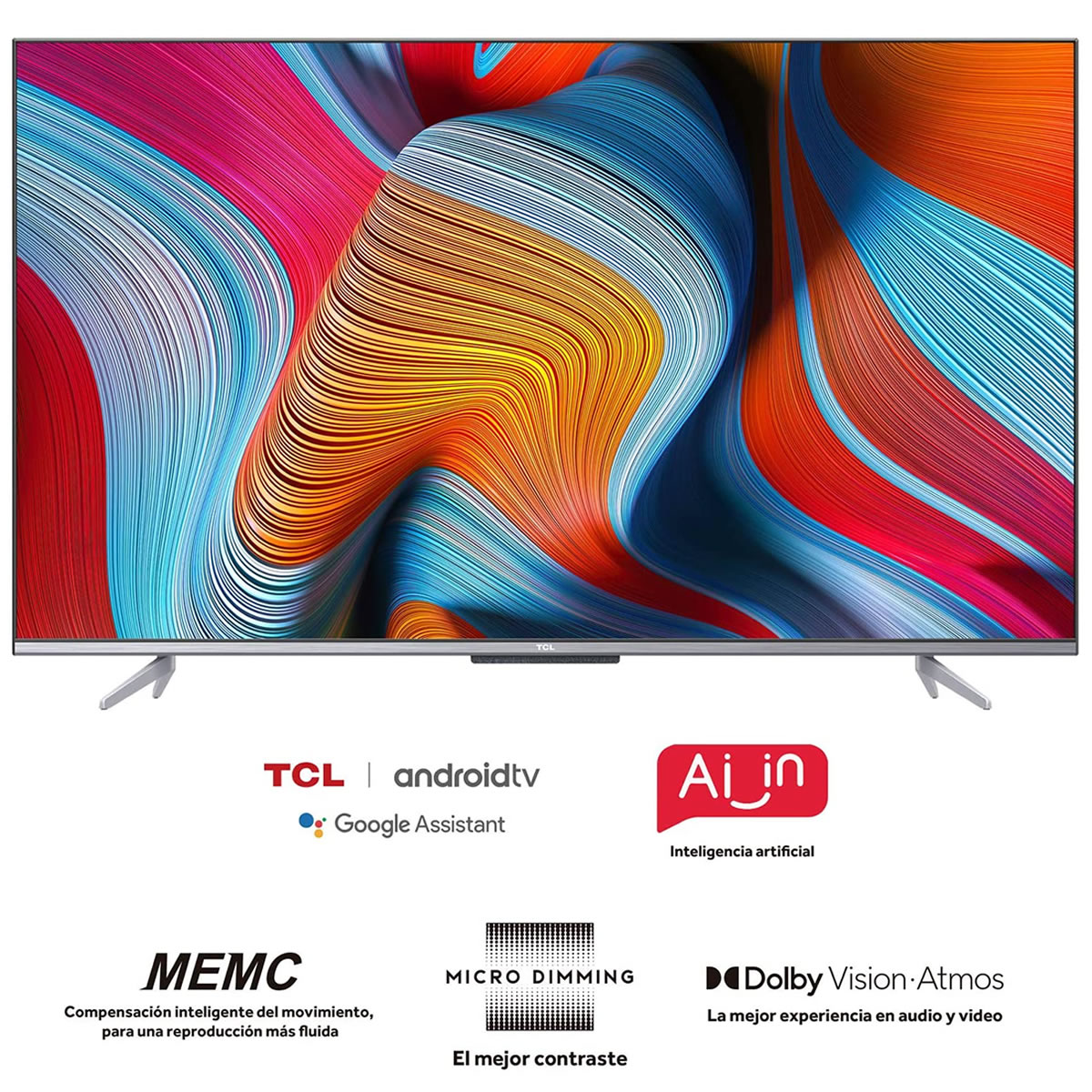 Pantalla de 50 Pulgadas Smart TV ANDROID UHD TCL 50A547 CST