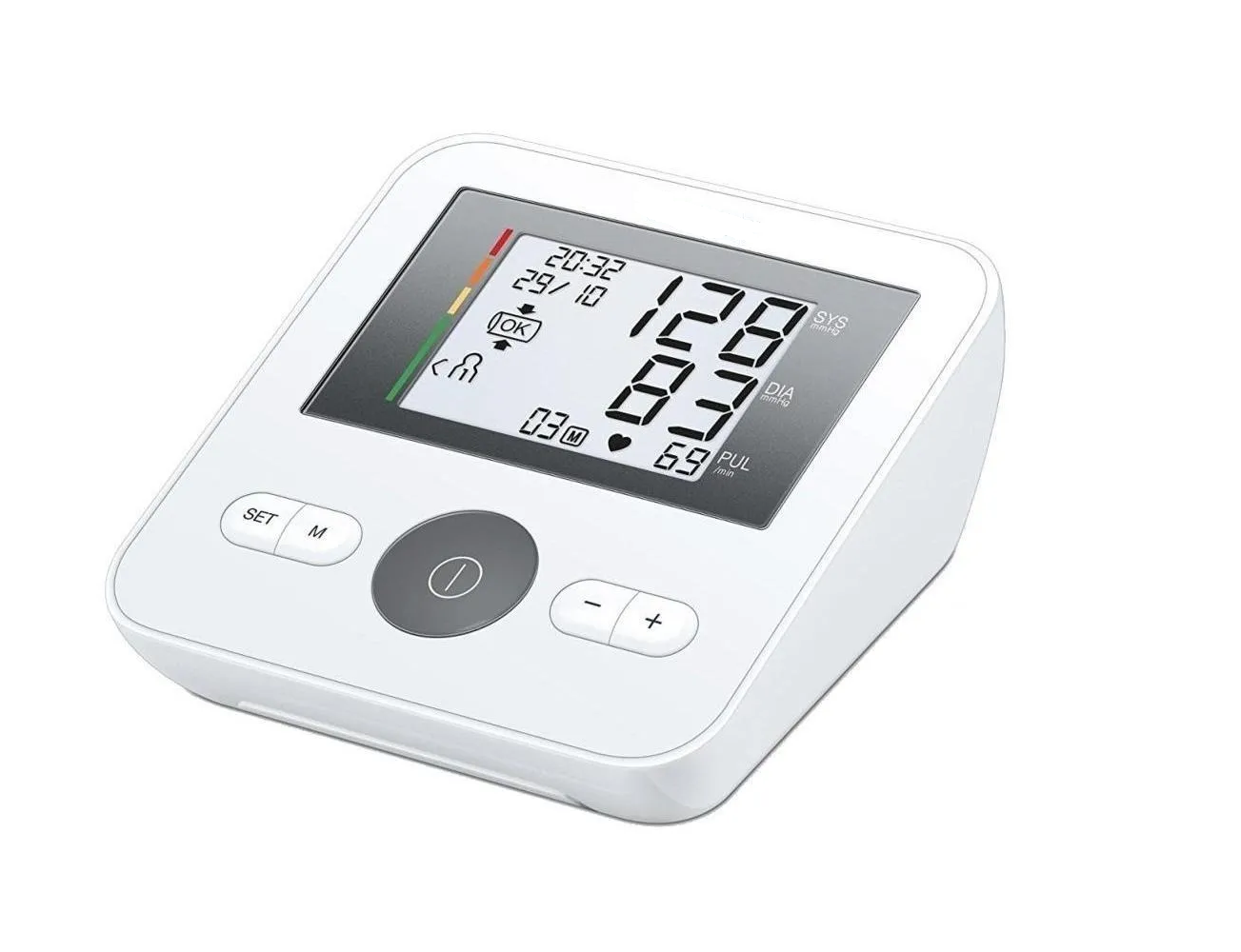 Monitor de presión arterial digital de brazo automático 