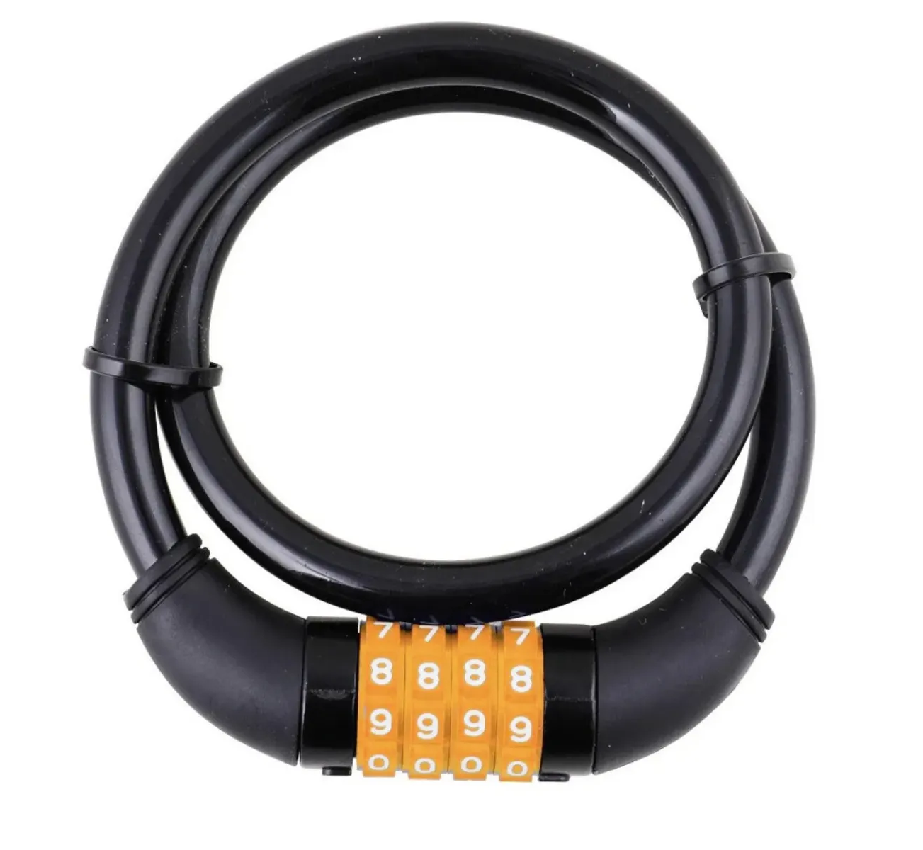 Candado Bicicleta Motocicleta Cable De Acero Combinación