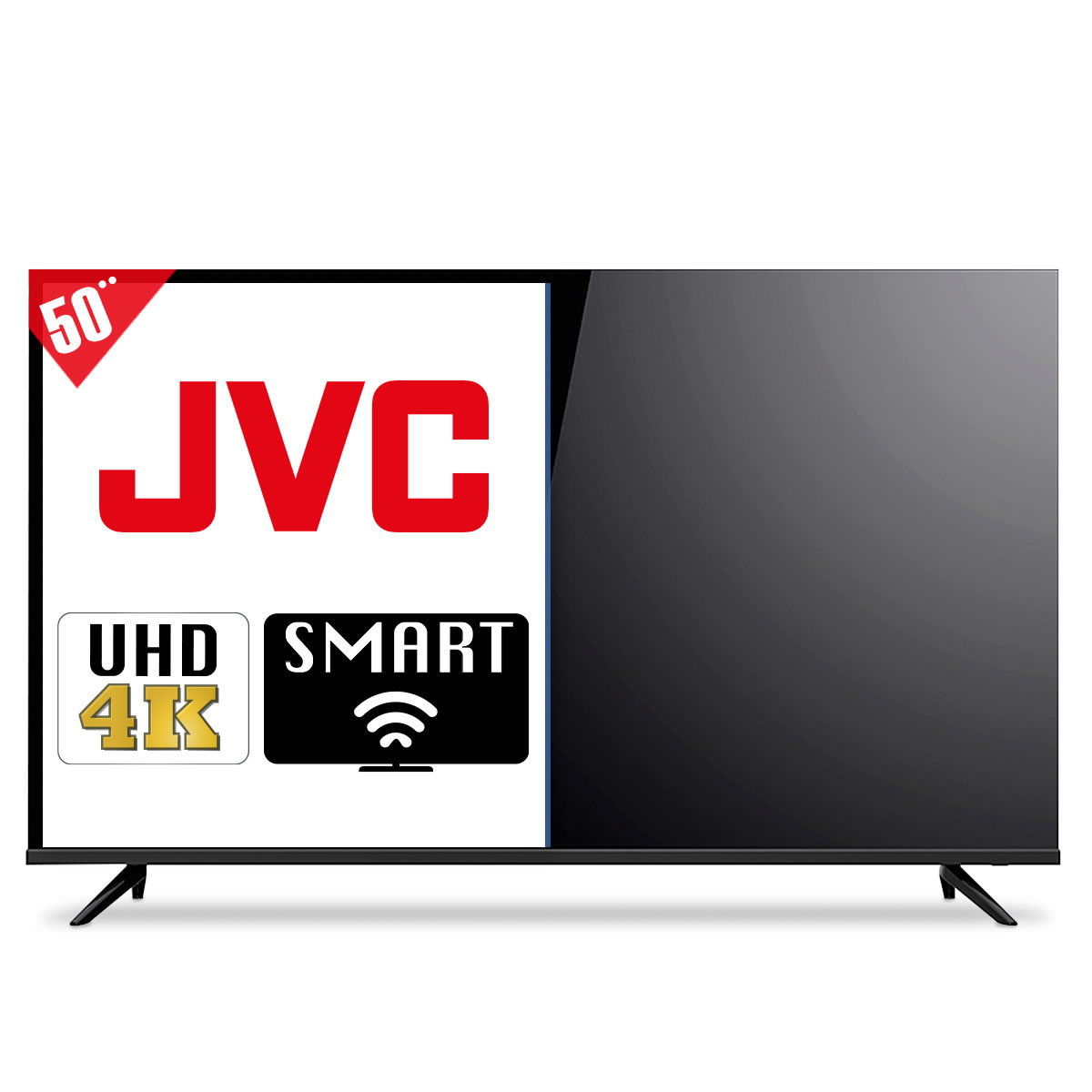 Pantalla 4K Smart TV 50 Pulgadas Con ROKU JVC SI50URF CST