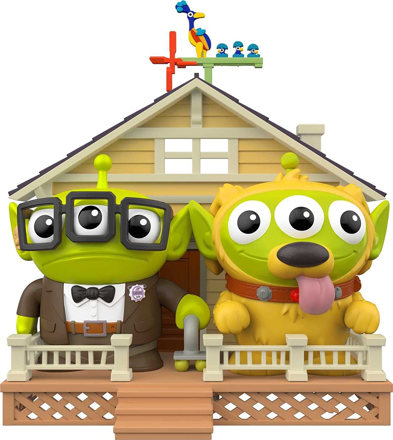 Disney Pixar Alien Remix Up Carl Fredricksen Y Dug New Home