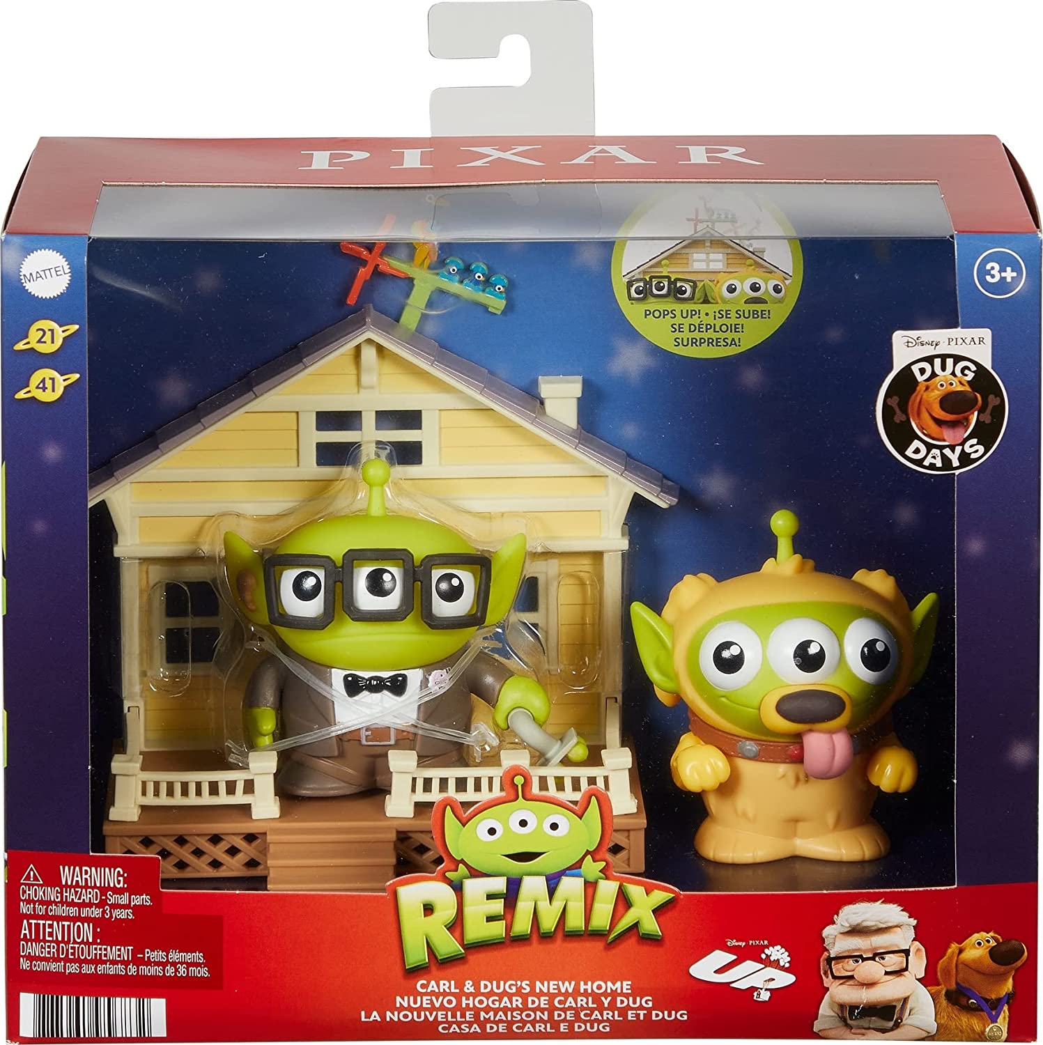 Disney Pixar Alien Remix Up Carl Fredricksen Y Dug New Home