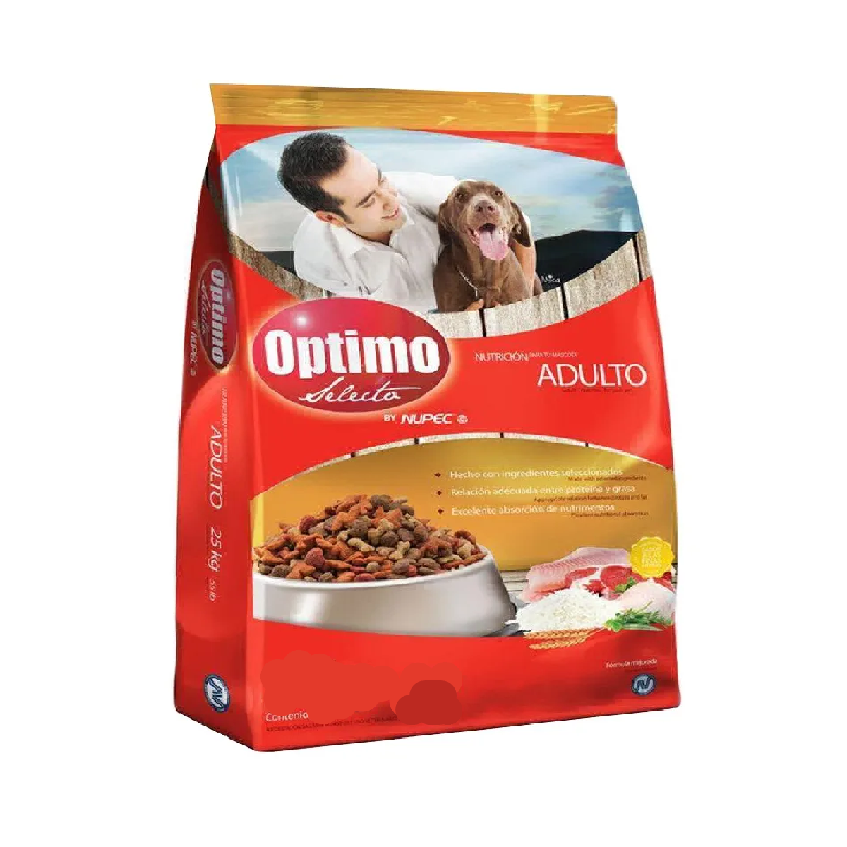 Alimento Croqueta Optimo Selecto Adulto 25kg