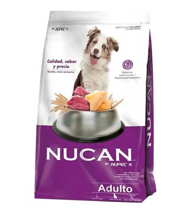 Alimento Croqueta Nucan Adulto de 1.8kg