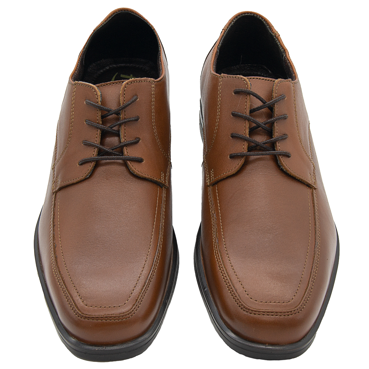 Zapato Derby  Flexi Para Hombre Color Tan Piel 25-29 Ligeros