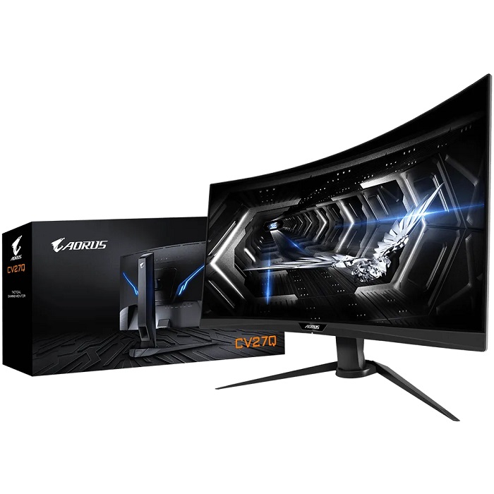 Monitor 27 Aorus CV27Q Gaming LED Curvo QHD 165Hz 1ms HDMI DisplayPort