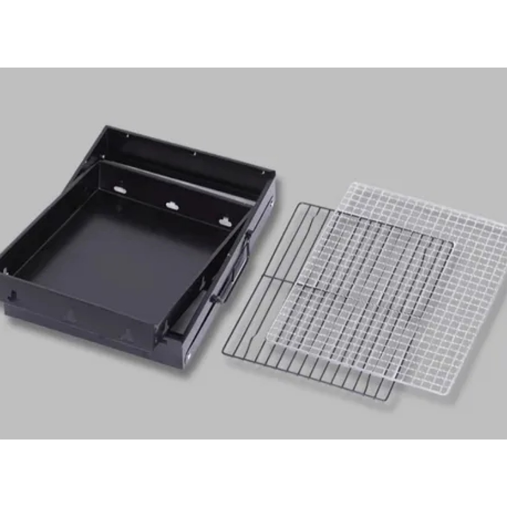 Mini Parrilla De Carbón Portátil Plegable Acero Inoxidable