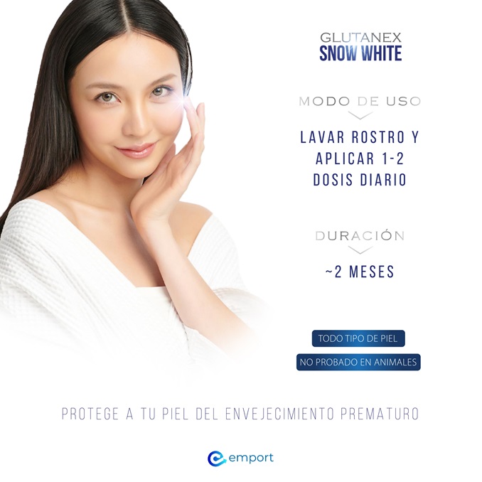 Glutanex Snow White - CREMA ACLARADORA / Glutatión, Ácido Tióctico, Vitamina C / Antioxidante Aclarante y Despigmentante / 50ml / De Corea del Sur