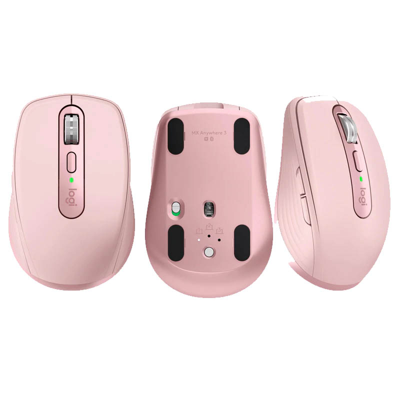 Kit Teclado y Mouse Bluetooth Logitech K380 Multi-Device Mass Mouse Inalámbrico Logitech Mx Anywhere 3 Bluetooth.