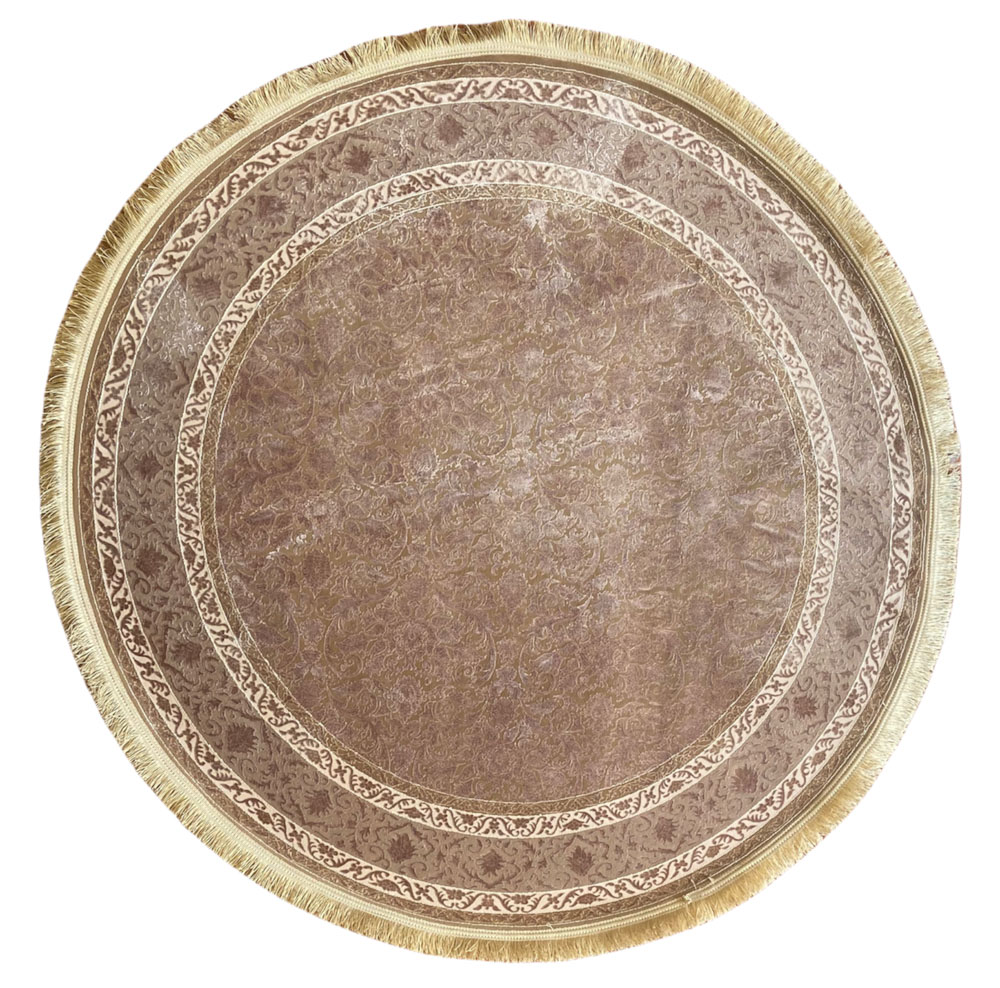 Tapete redondo seda con bambu 150cm de diametro tapetes rishe 