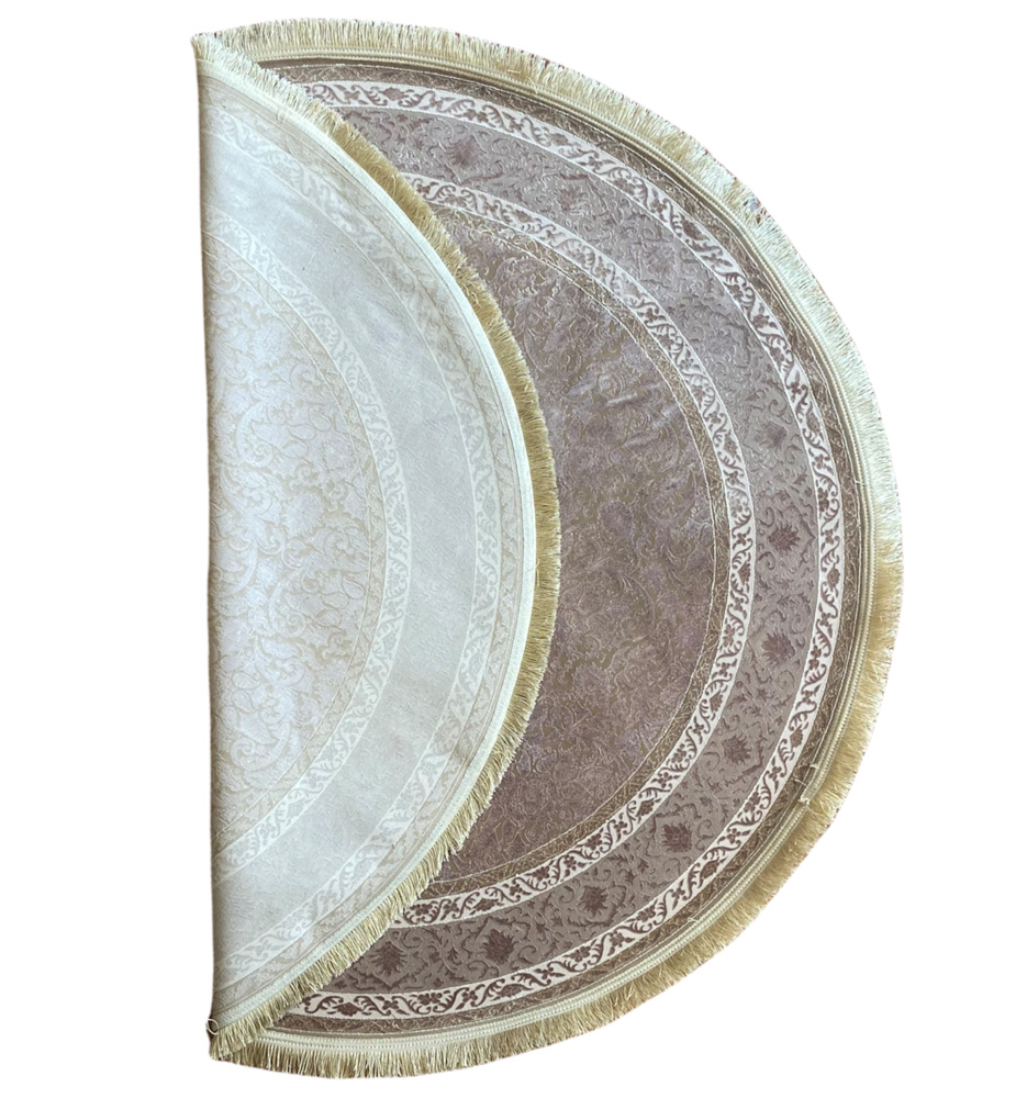 Tapete redondo seda con bambu 150cm de diametro tapetes rishe 