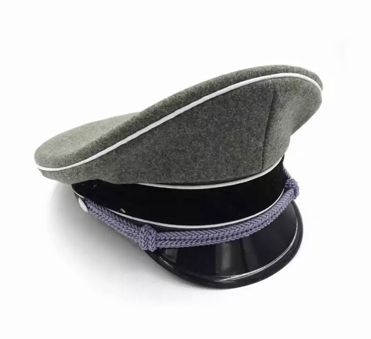 Gorra Militar Kepi Oficial Alto Rango Con Insignias Metalicas de Coleccion