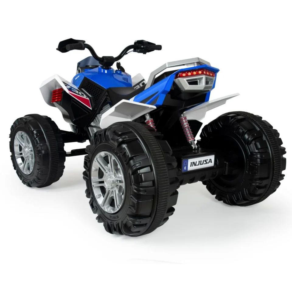 Cuatrimoto Eléctrica Injusa Quad Rage Blue Azul 12V