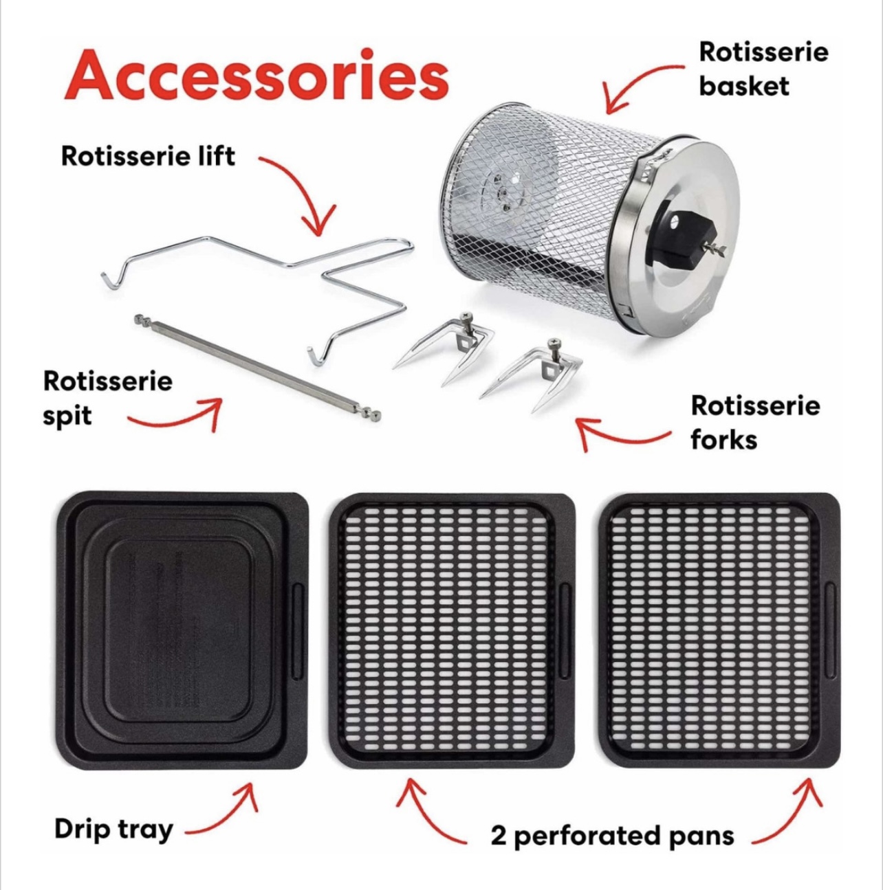 Freidora de Aire Instant Vortex Plus 7 En 1 Horno 10 cuartos 9.46 LT. Gigante 