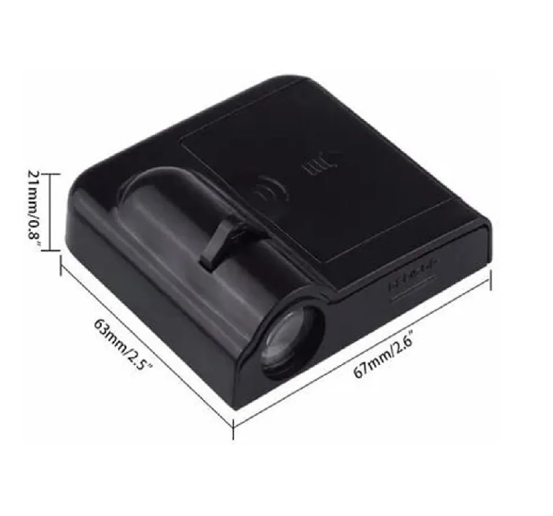 Par Luces Cortesía Luz Led Proyecta Logo Auto