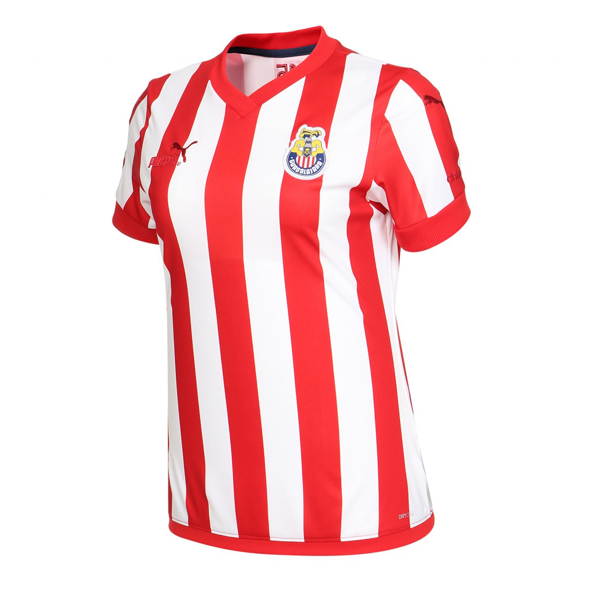 Jersey Puma de las Chivas del Guadalajara Para Dama Edicion Especial 115 Años Retro 