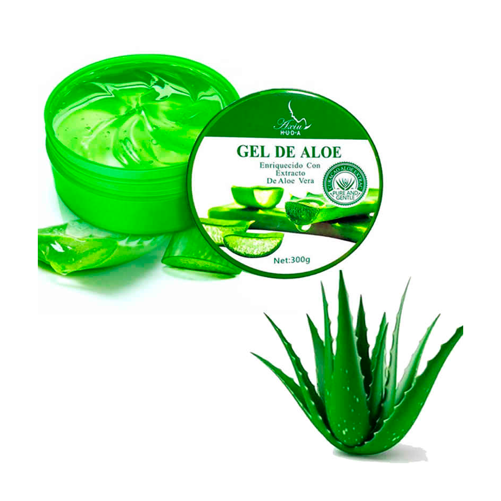 Aloe Vera Gel Refrescante E Hidratante Soothing Moisture + Gel Enriquecido Set De 2 Piezas .