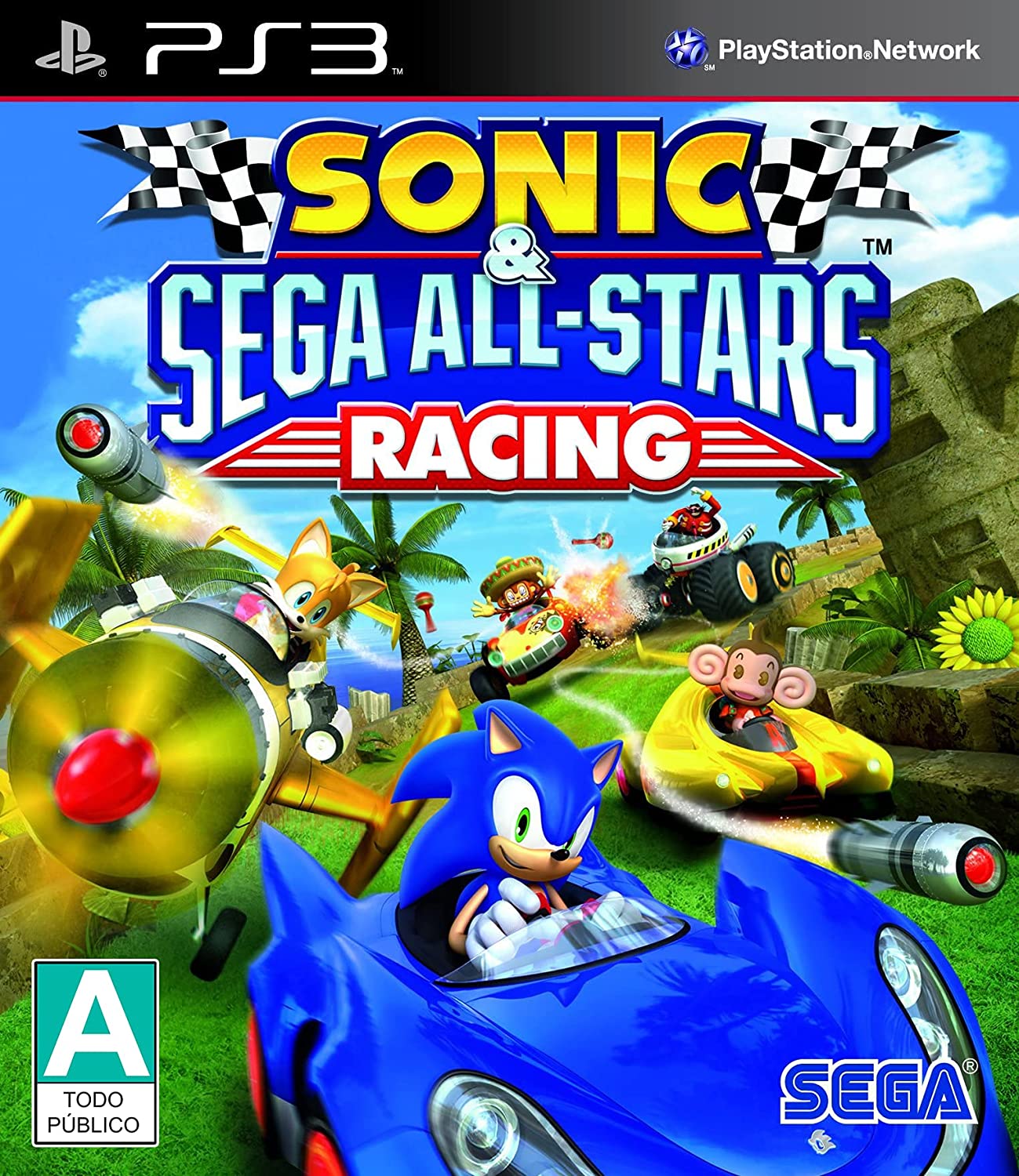SONIC & SEGA ALL-STARS RACING.-PS3