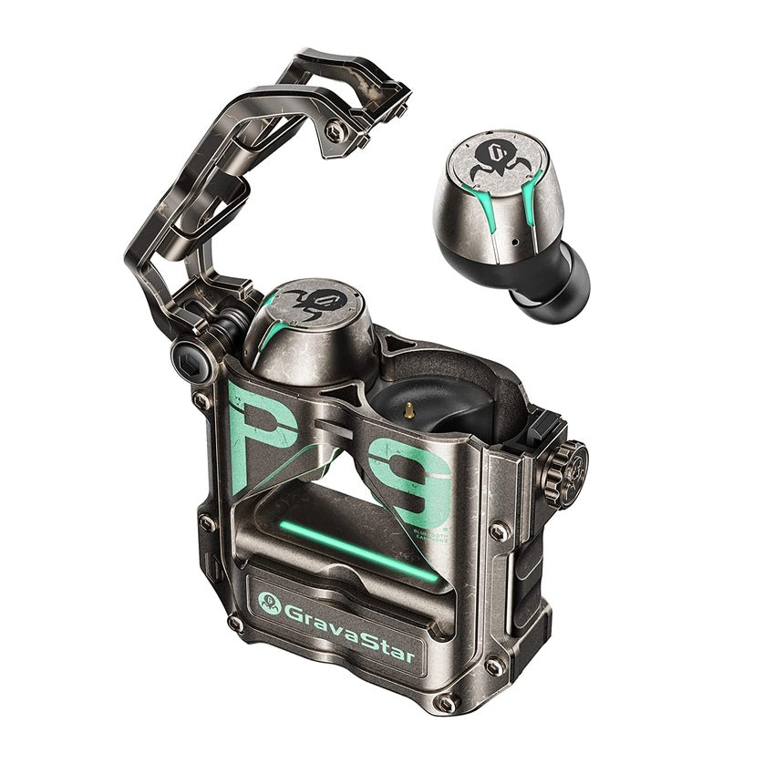 AUDÍFONOS HÍBRIDOS TRUE WIRELESS GRAVASTAR SIRIUS PRO - WAR DAMAGED